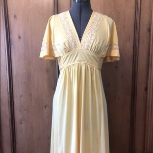 Vintage Yellow Festival Dress